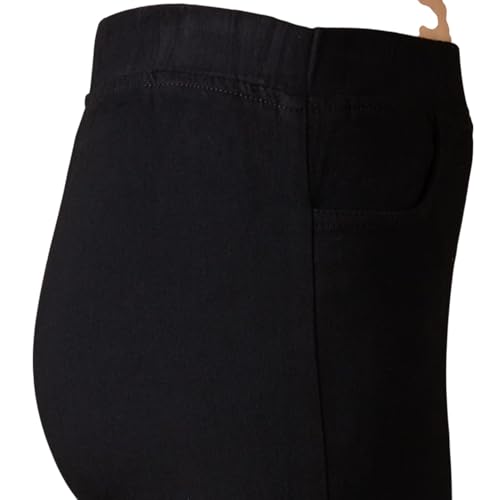 Image of 4FLIES Women's High Waist Jeggings | Super Combed Slim Fit Ankle-Length Pants with Elastic Waistband | Comfortable Denim Look Leggings for Casual, Travel & Office Wear