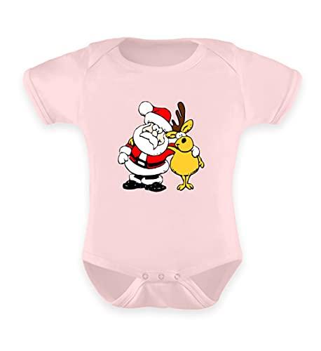 Body pour bébé Père Noël et renne en coton doux taille 6-12 mois