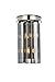 Elegant Lighting Sydney Collection 2-Light Wall Lamp with Royal Cut Silver Shade Crystals, Polished Nickel Finish