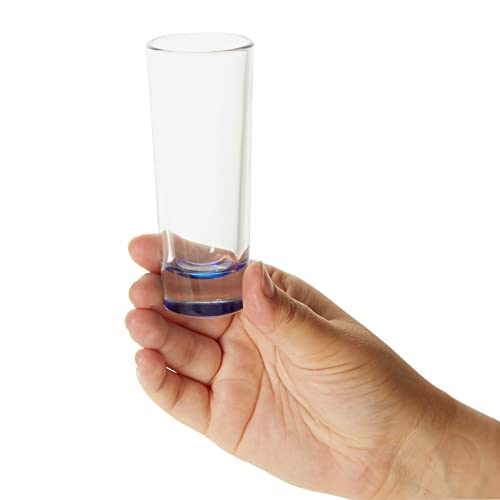 Juvale 24 Pack 2 Oz Colorful Shot Glasses Bulk Set For Tequila, Whiskey, Vodka, Liqueurs, 8 Rainbow Colors #TOP2