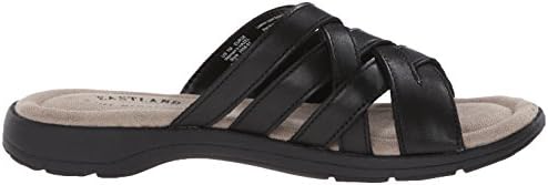 Eastland womens Hazel Flat Sandals, Black, 8 US | Image 5