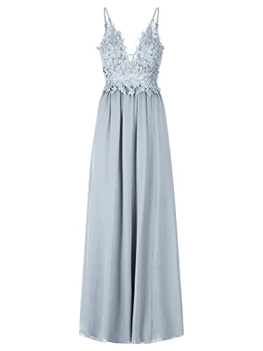 ApartFashion Damen Kleid, Hellblau, Normal