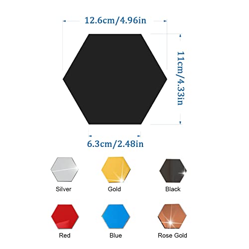 Hexagon Acrylic Diy Wall Sticker 3D Stereo Home Decor With Adhesive Wall Stickers For Women Bedroom #TOP5