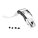 Inline Skate Shoe Straps with Secure Fasteners, White