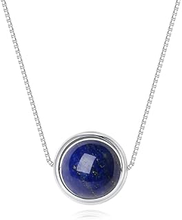 COAI 925 Sterling Silver Chain Simple Crystal Necklace