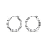 Pendientes 925 para mujer, aretes de aro minimalistas, aretes hipoalergénicos, regalos de cumpleaños para ella, caja de regalo de joyería incluida minimalista para mujer