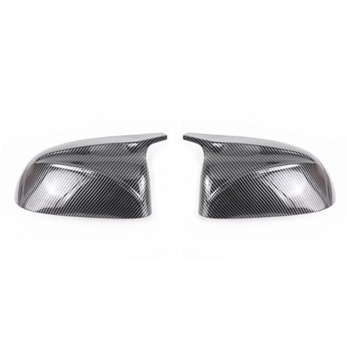 Compatible With X7 G07 2019 2020 2021 2022 2023 カーボンファイバー車のリアビュードアウイングサイドミラーカバーキャップシェルケースと互換性あり 車用サイドミラーシェルキャップ