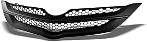 Stehlen 642167822004 OE Honeycomb Mesh Front Hood Bumper Grille - Matte Black For 2006-2009 Toyota Yaris 4 Door Sedan