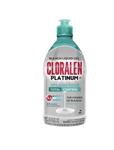 Cloralen Platinum Splash Free Bleach Liquid Gel 20.29 fl oz