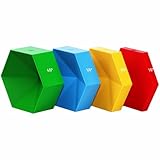 ARSTBETY 4 Layer Stained Glass Succulent Soldering Jig, 5/6 Petal Bloom Stained Glass 3D Flower Succulent Soldering Jig 10° 20° 30° 40° (6 Petal Red Yellow Blue Green)