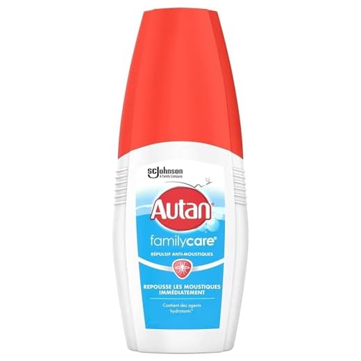 Autan Lotion de Protection pour Visage et Corps, Anti-Moustiques, Family Care, Répulsif, 100 ml