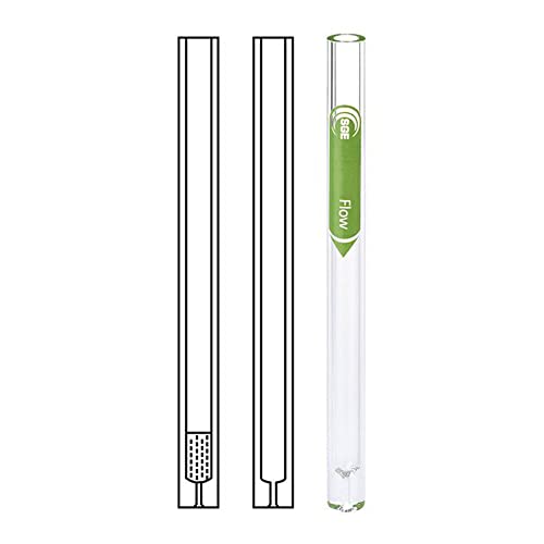 Trajan Scientific 092077 Shimadzu 17A, 2010, 2014 & 2025 GC Inlet Liner, Split/Splitless with Middle Gooseneck, 5 mm Outside Diameter, 95 mm Height, 3.4 mm Inside Diameter (Pack of 5)