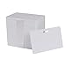 500 White CR80 (30 Mil) PVC Cards with Horizontal Slot Punch by easyIDea