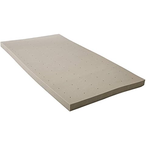 LUCID 3 Inch Bamboo Charcoal Mattress Topper Cover