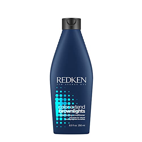 REDKEN Color Extend Brownlights Conditioner für braunes Haar, Haar-Spülung mit Farbpigmenten, neutralisiert Rotstich, für ein kühles Braun, Haarpflege für gefärbtes & natürliches Haar, 250 ml