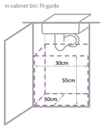 Simplehuman 35 Liter / 9.3 Gallon Dual Compartment Under Counter Kitchen Cabinet Pull-Out Recycling Bin And Trash Can #TOP6