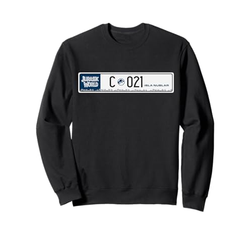 Sweat Jurassic World C021 Isla Nublar pull col rond vintage unisexe en coton