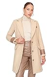 abrigo beige largo Ocasión: el abrigo beige de ajuste regular es perfecto para ocasiones de negocios. Nuestra colección ofrece moda asequible para cada ocasión y estilo, desde casual y relajado hasta elegante y elegante. La colección Trendyol traduce las últimas tendencias de pasarela en trajes portátiles para tu armario.