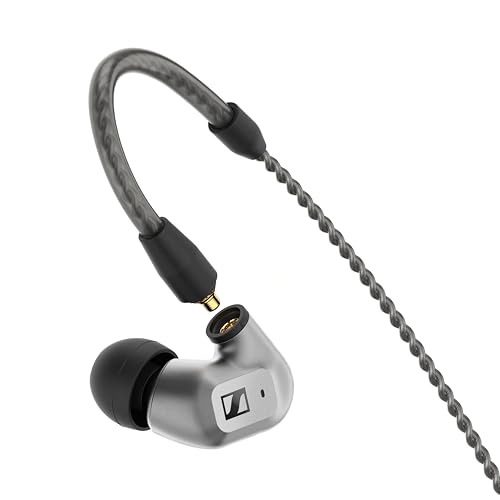 Sennheiser IE 200 kabelgebundene Audiophile Stereo Kopfhörer - In-Ear Earbuds mit Kabel - mit klarem, überlegenem Hi-Fi Sound, lebensechter Intonation und beeindruckendem Bass - Silber