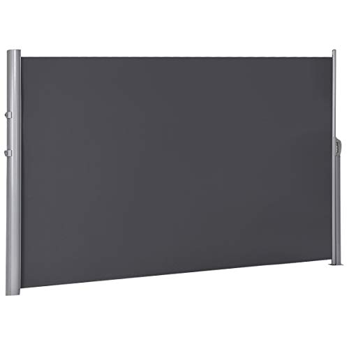 COSTWAY Retractable Side Awning 300x160cm