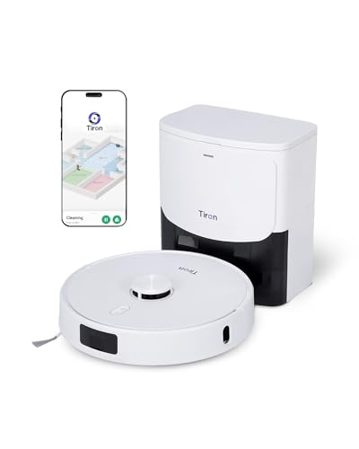 Image of TIRON TRV 30S Robot Vacuum, Self-Empty, 10000Pa, LiDAR Navigation Pro