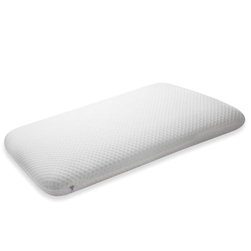 Image of Billebon Memory Foam Pillow, Orthopedic Pillows for Sleeping, Pillow for Neck Pain and Shoulder Pain, with Cover, White, Pack of 1