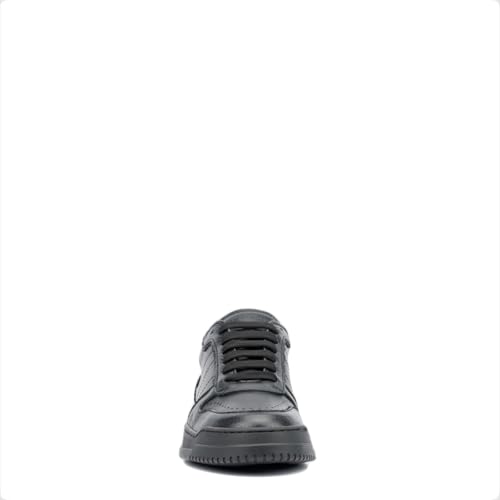 Image of Aquatalia Men's Cristo Sneakers Made in Italy, 70% Leather and 30% Tumbled Leather, Leather Lining, Round Toe, Rubber Outsole.
