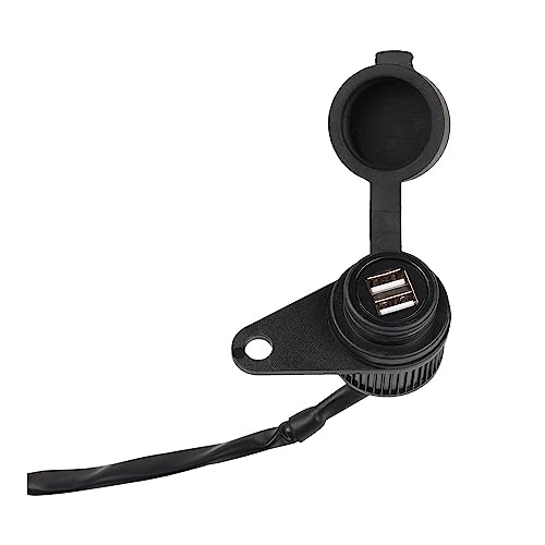 MOQIAOSEIKO Motorrad Doppel USB Ladegerät Steckdose Konverter Outlet Converter Kit Adapter für Yamaha MT07 MT09 MT-07 MT-09 FZ-07 FZ-09 XSR700 XSR900 Tracer XSR 700 900 ABS SP GT