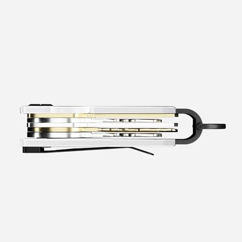 Image of OBLIK Defy Key Organiser | Metallic Key Organiser | Holds Upto 5 Keys | Minimal & Compact Keyholder with Key Ring