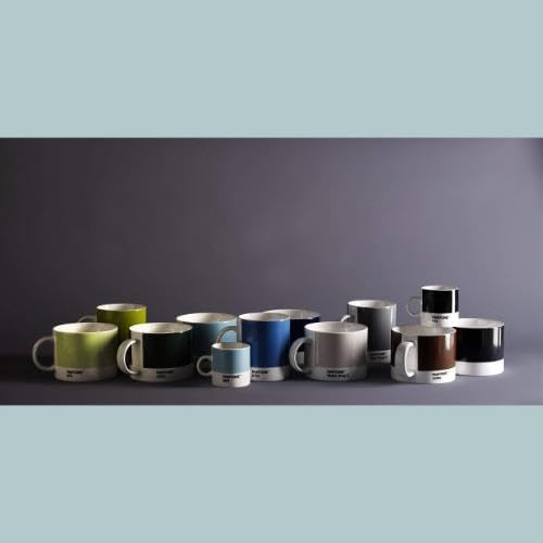 Miniatura 4 de Pantone 101030009 - Taza de porcelana (12.7 fl oz, porcelana, 9, 3.3 x 3.3 x 4.8 in), color gris y blanco