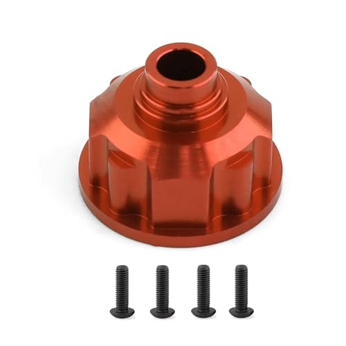 Évitez la casse de transmission avec ce carter de différentiel métal jaune pour Traxxas E-Revo