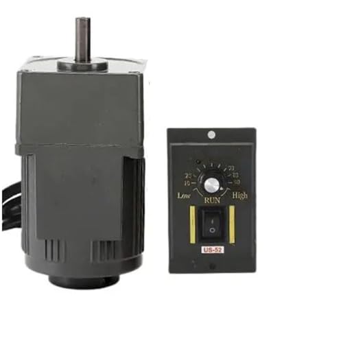 GTPBAO Speed Regulate 6W 60x60mm Frame Constant Speed Gear Motor 220V AC Single Phase 2IK6GN-C Fixed Speed Reducer Motor Reducer(60K 22.5RPM)