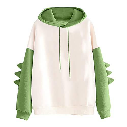 Womens Sweaters Fashion Hoodies Cute Dinosaur Long...