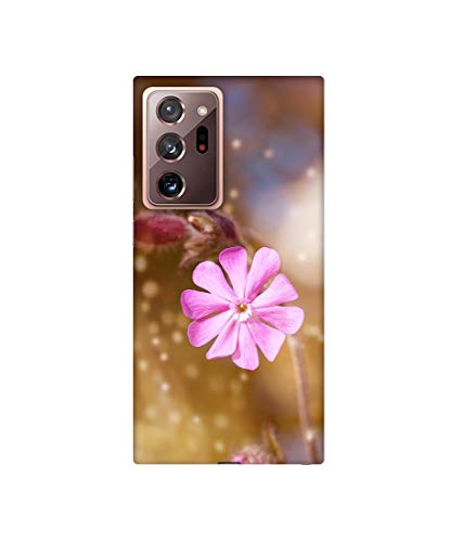 Image of Amazon Brand - Solimo Designer Pink Flower 3D Printed Hard Back Case Mobile Cover for Samsung Galaxy Note 20 Ultra