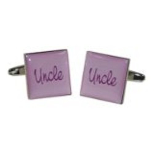 GTR Mancuernas Hombre Uncle Lilac Cuadrado Boda