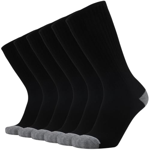 Image of ONKE Seamless Athletic Work Socks for Men Heavy Duty Boot Max Cushion Crew