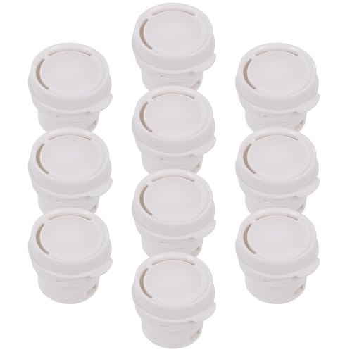 Homoyoyo 10 Piezas Válvula Limitadora de Presión para Olla Arrocera Accesorio de Seguridad para Olla Presión Válvula de Vapor Resistente y Fácil de Instalar