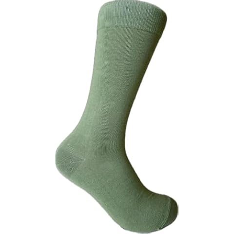 Triple M Plus Men's Solid Dusty sage Dress Socks (Dusty Sage 1 Pair) Cover
