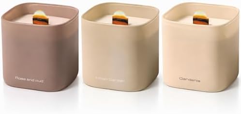 Set of 3 Premium Scented Soy Candles Gift Set | Nature's Bloom Co...