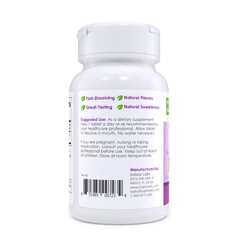 Barimelts D3, Dissolvable Bariatric Vitamins, Natural Apple Flavor, 90 Fast Melting Tablets #TOP6