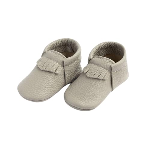 Image of Freshly Picked First Pair City Leather Moccasins - Unisex Baby Shoes, Soft Sole, Crib Shoes