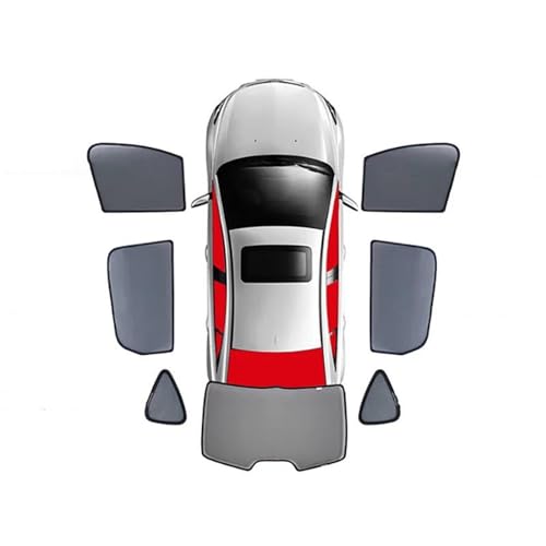 Pare-soleil magnétique voiture Toyota Alphard Ah10 rideau vitre latérale 7PCS
