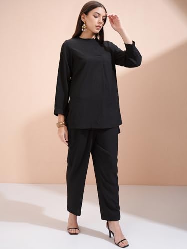 Image of Vishudh Women's Co-ord Set | Trendy Matching Set for Casual & Chic Looks | Stylish Top & Bottom Co-ord for Women