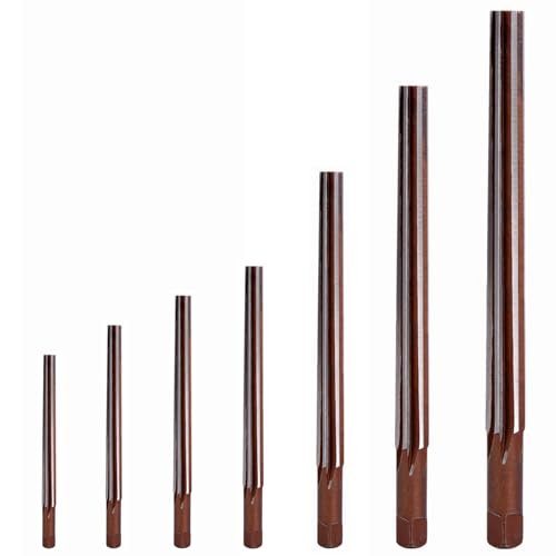 Generic 7PCS 3-12mm Taper Pin Hand Reamer Set, 1:50 Taper Alloy Steel High Precision Reamer...