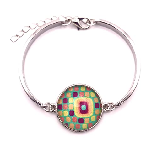 Bracelet femme cabochon vert d'eau pour sublimer vos tenues d'été