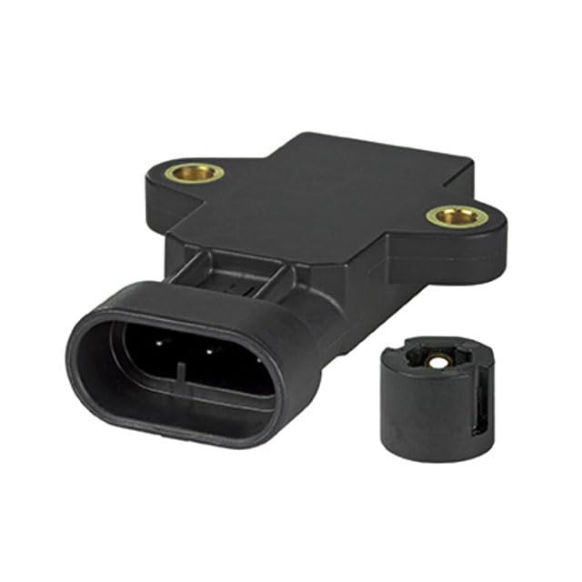 RTP120LVNAA, Hall-Effect Rotary Position Sensor, Ext Actuator, 120° (±60°) Vs: 5V NA 3-pin Ratiom Vout: 0.5V Left, 4.5V Right, Hous Magnet, Linearity: ±2.0%, Op: -40~125°C