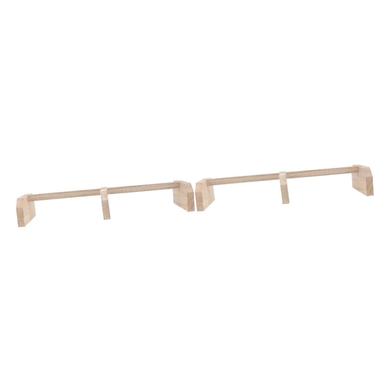 DOITOOL 2piezas Perchero De Madera para Aves y Gallinas Juguete Natural De Madera para Mascotas Soporte Seguro y Resistente para Entrenamiento