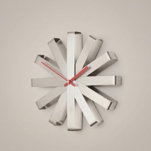 Horloge murale soleil design géométrique noir moderne pour entrée - 7