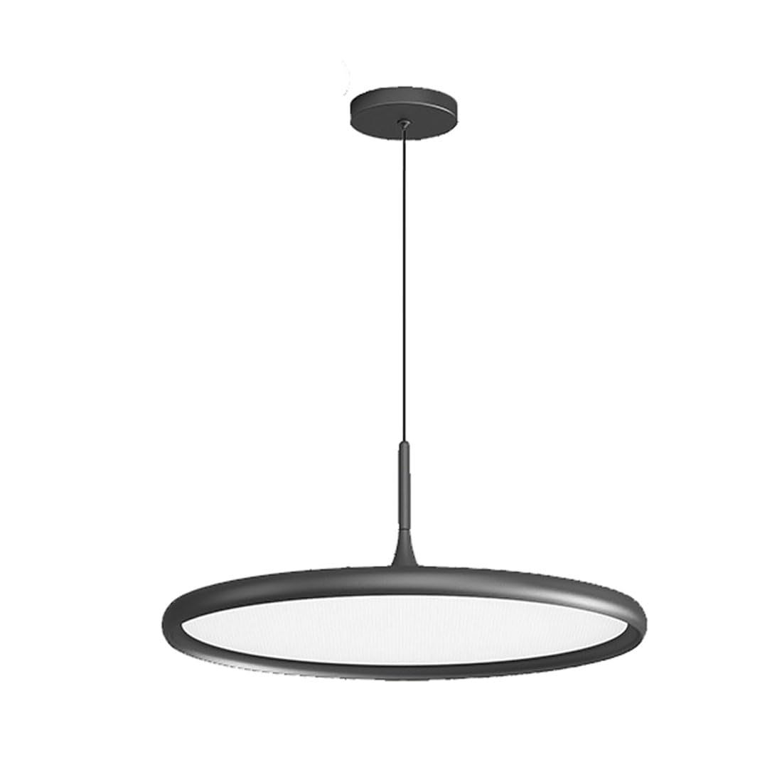 Suspension LED 48W dimmable plafonnier noir Dark M sans scintillement