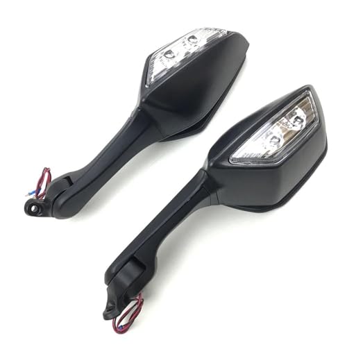 Espejos retrovisores de alta resistencia con luz LED trasera para carenados Kawasaki Ninja